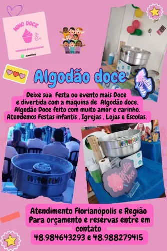 Maquina de Algodão Doce