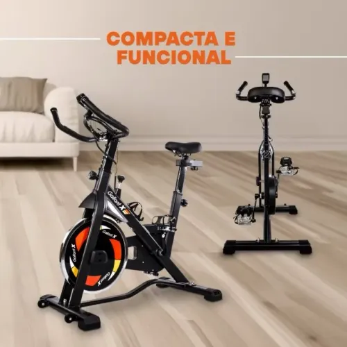 Bicicleta Ergométrica Gallant Elite X Spinning Roda De Inércia 8Kg Ate 110Kg Mecânica