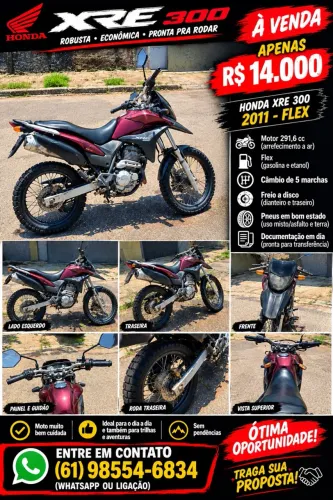 Honda XRE 300/ 300 Abs/ Flex 2011