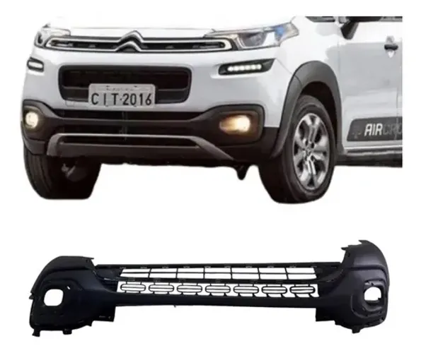 Spoiler Dianteiro Aircross 2017 18 19 2020 Original G Preto