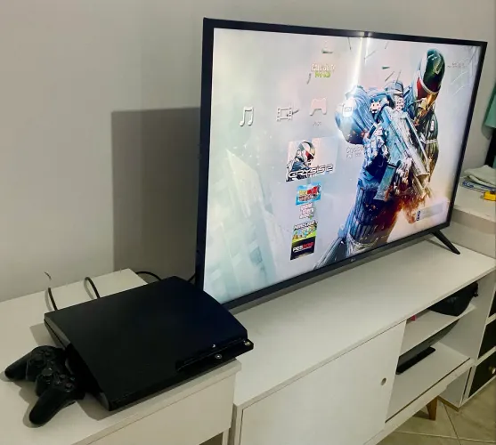 Ps3 com Jogos e Lojas/Entrega Grátis