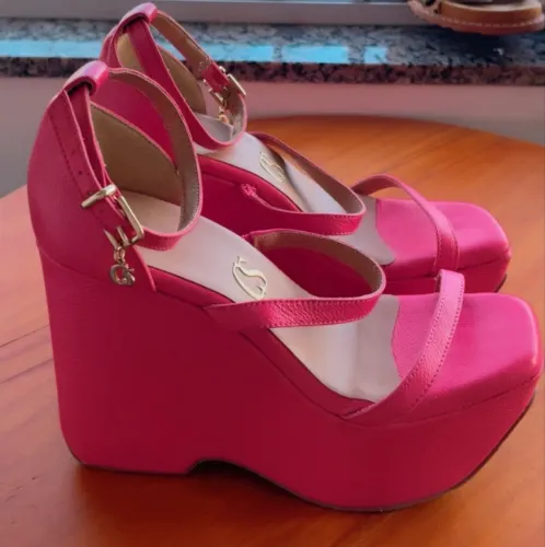 Desapego sandália Carmen steffens usada 2x N35