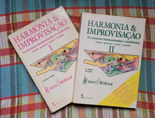 Kit Harmonia e Improvisação vol 1 e 2 - Almir Chediak