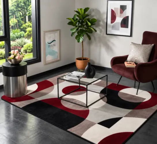Tapete Sala Veludo Estampado Flannel 2,00x1,35 Metros