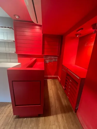 Lindo balcão de caixa