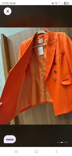 Blazer laranja tam P