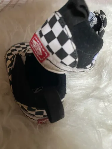 Vans babyTênis Slip-On Checkerboard Black White