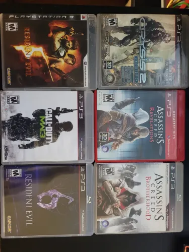 Lote de jogos de PS3