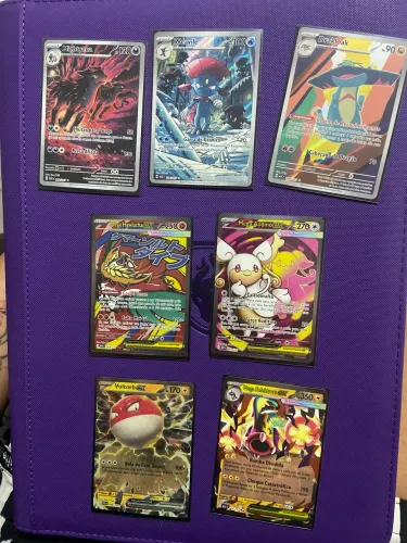 7 Cartas Pokémon - Coleção Heróis Excelsos