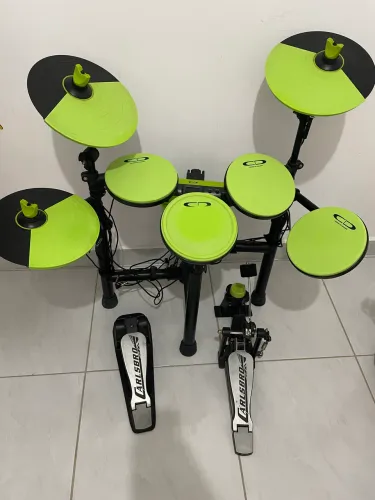 Bateria Eletrônica Carlsbro CSD130 Green Efeito Choke e Pedal