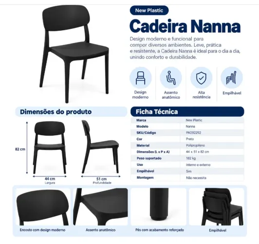 Cadeira nanna