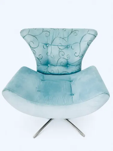 Poltronas para sala Verde Água