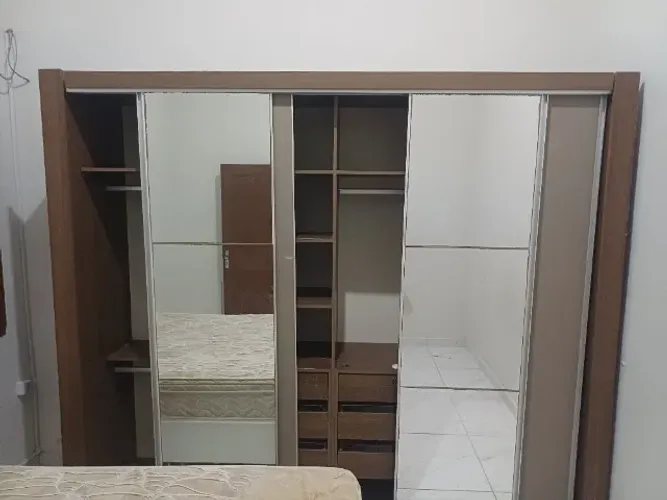 COMBO: Cama box casal + guarda roupa casal