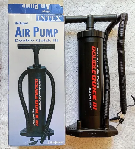 Bomba de ar Double Quick III, Intex