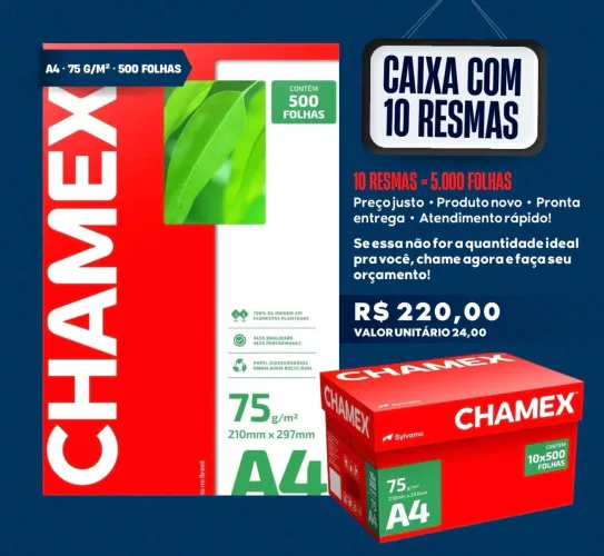 PROMOÇÃO DE PAPEL A4