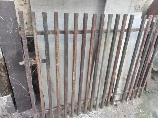 Portão de ferro para cachorro bravo - pet