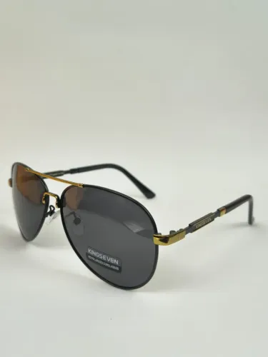 Óculos de Sol Polarizado Masculino Importado Uv400 Aviador Original Kingseven Promoção
