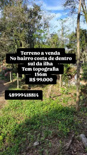 Vendo terreno praia costa de dentro sul da ilha