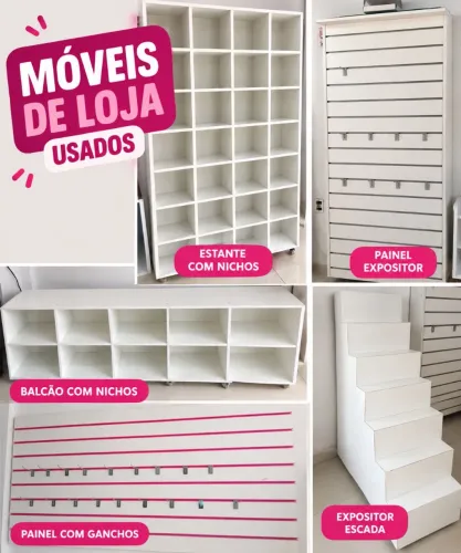 MÓVEIS DE LOJA USADOS