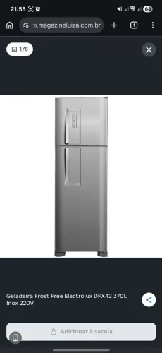 Geladeira Eletrolux Frost Free 370 L