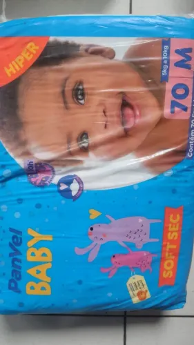 Fraldas Descartáveis, tamanho M