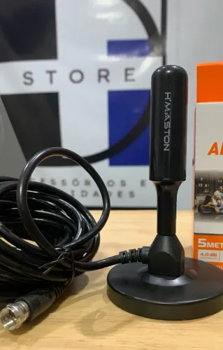 Antena digital para TV, televisão com 5 metros de comprimento