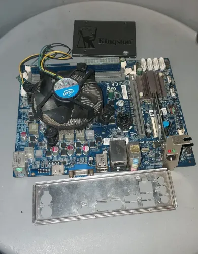 Kit placa mãe i3 2120 + ssd e memória 