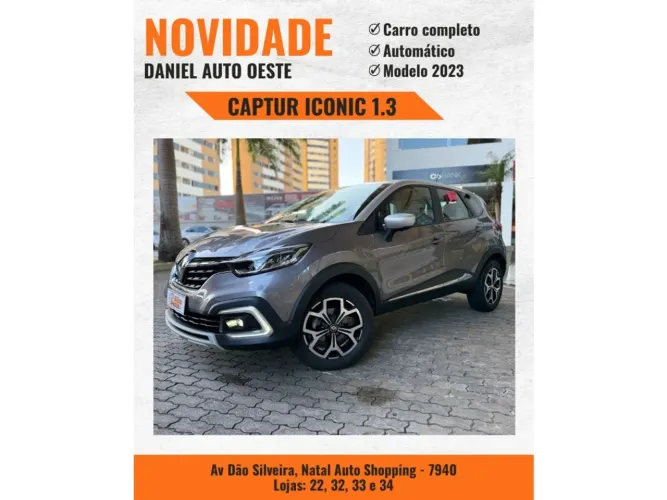 Renault Captur Iconic 1.3 TB 16V Flex 5P AUT 2023