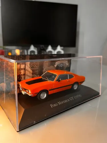 Miniatura Ford Maverick GT (1974) - Carros Inesquecíveis do Brasil