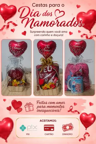 Cestas para o dia dos namorados