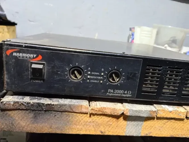 amplificador de som profissional 2000w 4 saida shodan