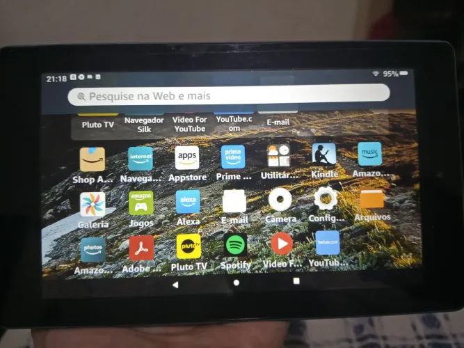 Tablet Amazon Fire 7 9a geração Azul Indigo zul 