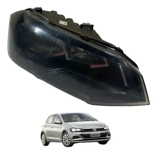 Farol Direito Volkswagen Polo 2018 2019 2020 2021 2022 Direito/passageiro