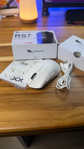 Mouse smailwolf rs7 branco paw 3311