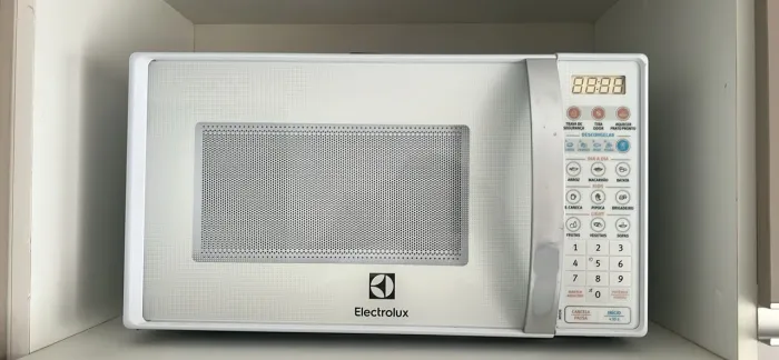 Microondas com defeito