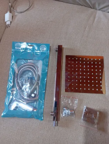 Kit chuveiro inox 