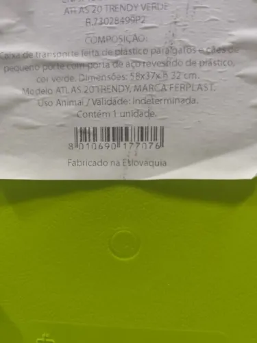 Caixa de transporte para pet de pequeno ou médio porte