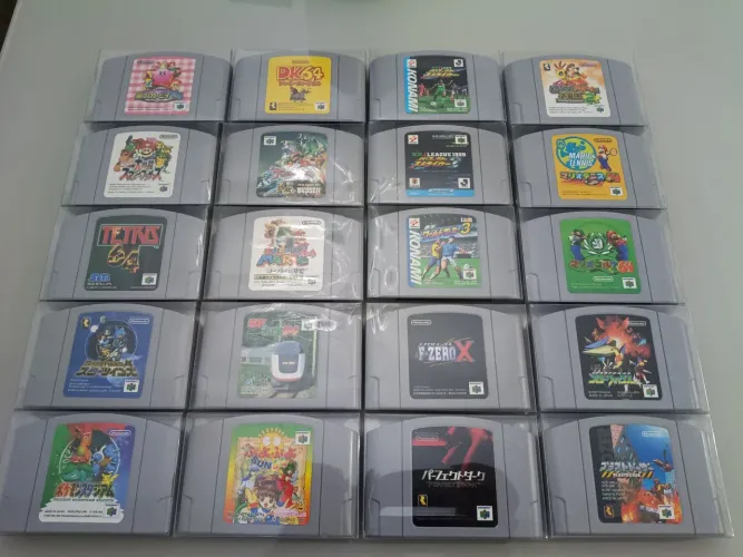 Coleção Cartuchos Nintendo 64 Original Japonês
