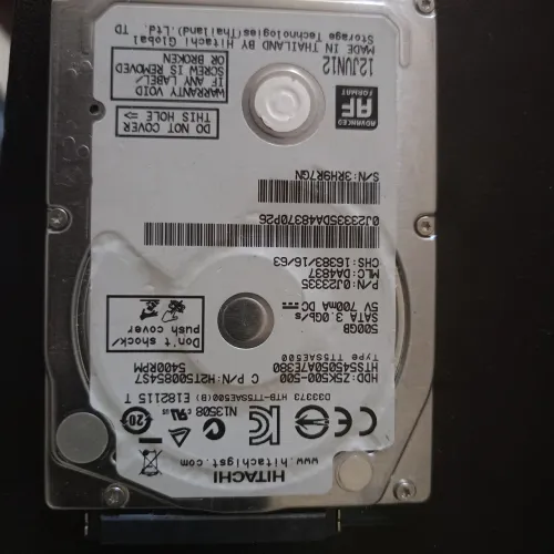 HD 500GB Hitachi Notebook - SATA 2.5"
