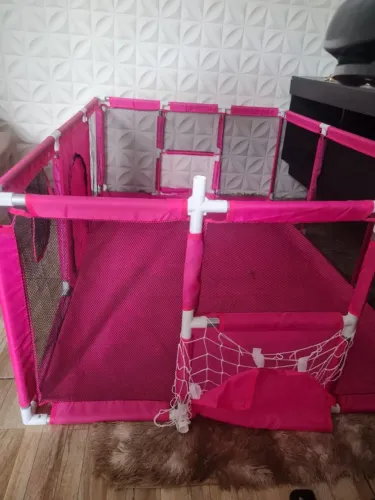 Cercadinho bebê - cor rosa