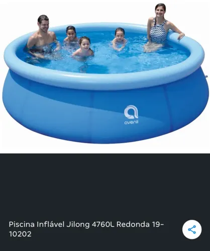 Piscina adulto Inflável Jilong 4760L Redonda