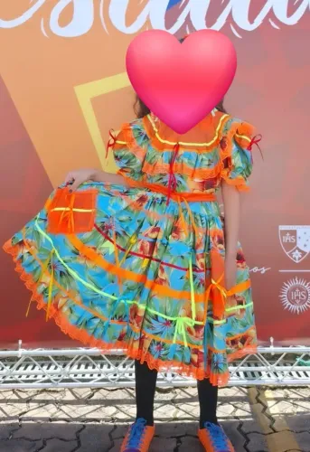 Vestido de festa junina tam 10