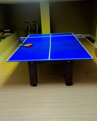 Ping Pong Fixo Tamanho Profissional Madeira Naval Super Resistente 