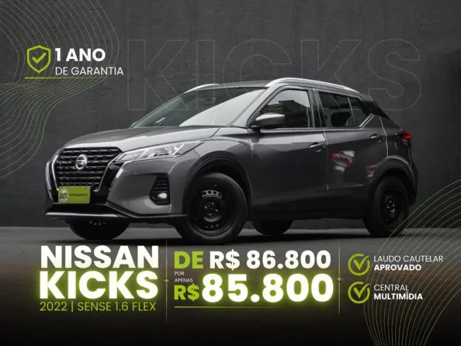 Nissan Kicks Sense 1.6 16V Flex MEC 2022