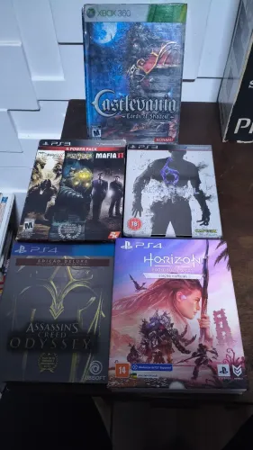 Lote de edições de colecionadores PS3 e Xbox 360