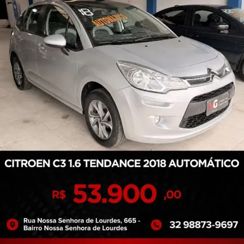 Citroen C3 Tendance 1.6 VTI Flex Start 16V Aut. 2018