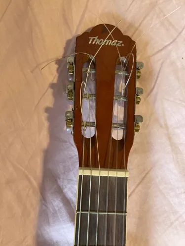 Violão Acústico Thomaz TCG 390 Aço Clássico Amarelo 6 Cordas