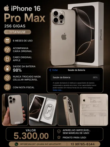 iPhone 16 Pro max 