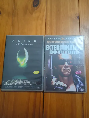 Dvds originais o exterminador do futuro + alien