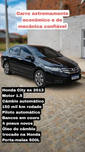 Honda City Sedan EX 1.5 Flex 16V 4P Aut. 2013